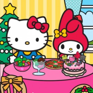 Hello Kitty And Friends Xmas Dinner Online Game