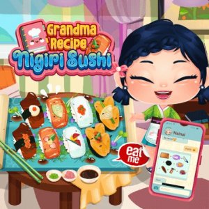 Grandma Recipe Nigiri Sushi Online Cooking Game