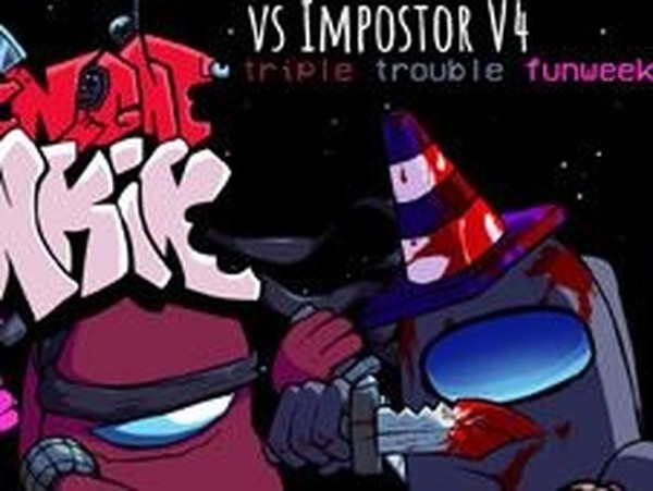 FNF vs Impostor V4 Triple Trouble Funweek Online Arcade Game