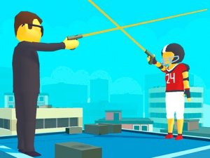 Ragdoll Blaster Duel Physics Game