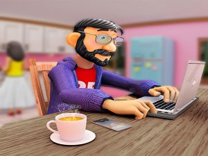 Virtual Work From Home Simulator - Fun Prank Game Arcade Game