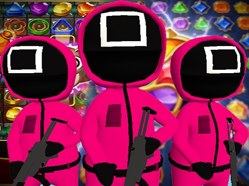 Squid Game Gold Match-3 Online Puzzle Game