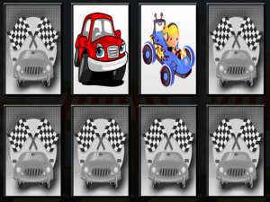 Racing Cars Memory Game Online Puzzle Game