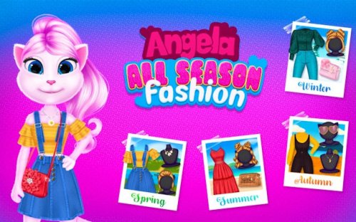 Angela All Season Fashion Dress Up Game