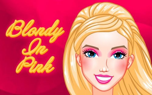 Blondy in Pink Fashion & Makeover Game
