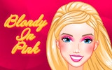Blondy in Pink Fashion & Makeover Game