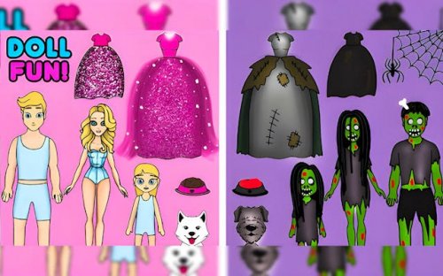 Chibi Doll Dress Up Makeover: Princess Fashion & Beauty Salon