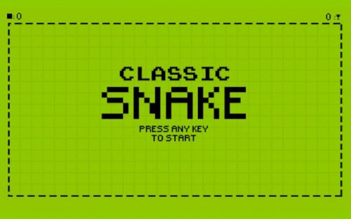Classic Snake HTML5 Game