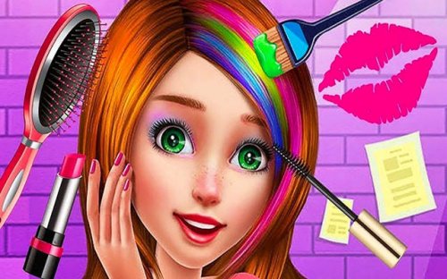 Hair Salon and Dress Up Girl - Makeover & Stylist Game
