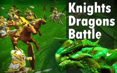 Knights vs Dragons Battle Simulator - Epic Strategy Game