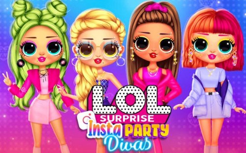 LOL Surprise Insta Party Divas Fashion Game