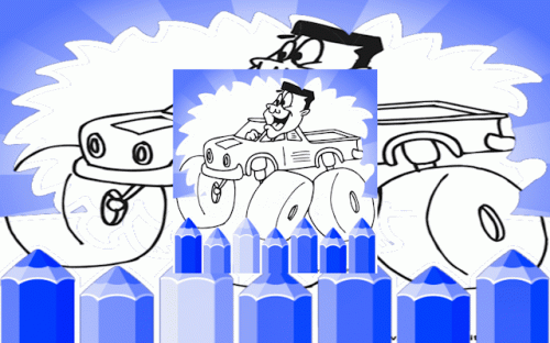 Monster Truck Coloring Book: Free Kids Game