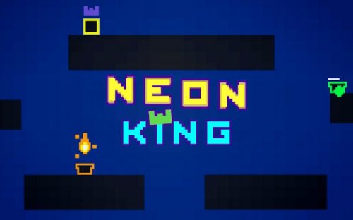 Neon King: Local Multiplayer Platformer Battle