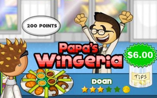 Papa's Wingeria - Cooking Game
