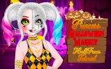 Princess Halloween Makeup Half Faces Tutorial - Beauty Salon Game