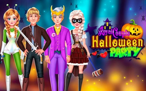 Royal Couple Halloween Party Dress Up Game