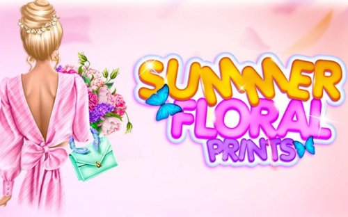 Summer Floral Prints Dress Up Game