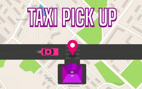 Taxi Pick Up - City Driving Game