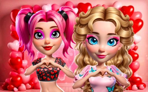 Vibrant Hearts Glamour vs Punk Fashion Game