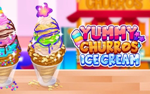Yummy Churros Ice Cream Maker Game