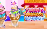 Yummy Churros Ice Cream Maker Game